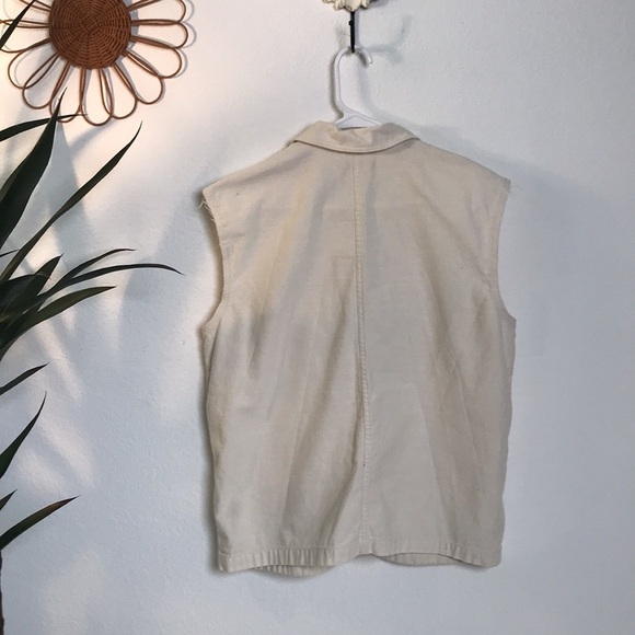 Altered-Madewell Drakefield Shirt-Jacket in Ecru - Picture 4 of 7